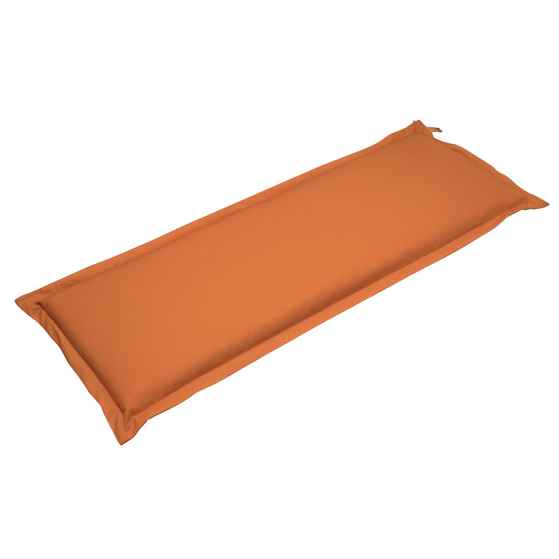 Premium Garden Bench Cushion, Orange