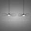 Luminaire suspendu New Wave à DEL pour utilisation intérieure / extérieure, sélectionnable 5-CCT, à intensité variable-1205891953