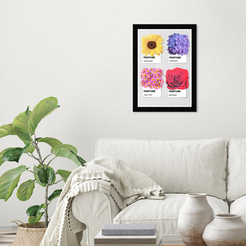 Pantone Flora, Black Framed