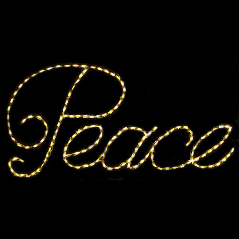 Lighted Window Décor, Yellow