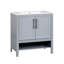 30" Bathroom Vanity With Sink, Multi-Functional Bathroom Cabinet With Doors And Drawers, Solid Frame And MDF Board-102299587