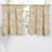 Flora Cotton Damask Tailored Cafe Curtain-14751180-14751179