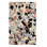 Walking On Terrazzo Abstract Area Rug in Black/Orange/Gray/Ivory