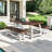 Eulene Rectangular 4 - Person 71" Long Dining Set-28987196