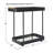  Vesper Black Iron Bar Cart