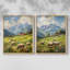 ANIMALS Series CECVIII - Reproduction encadrée de qualité supérieure - prête à être accrochée - aucun clou requis - aucun clou requis-2084594064-2084594067