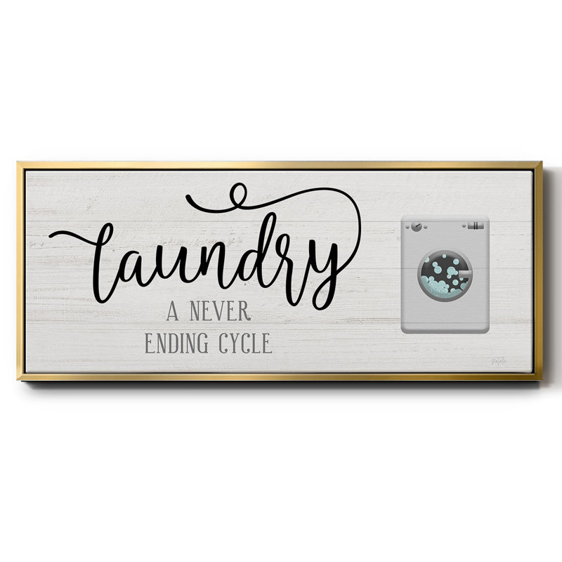 «Never Ending Laundry», toile encadrée, H 20 po x l 50 po