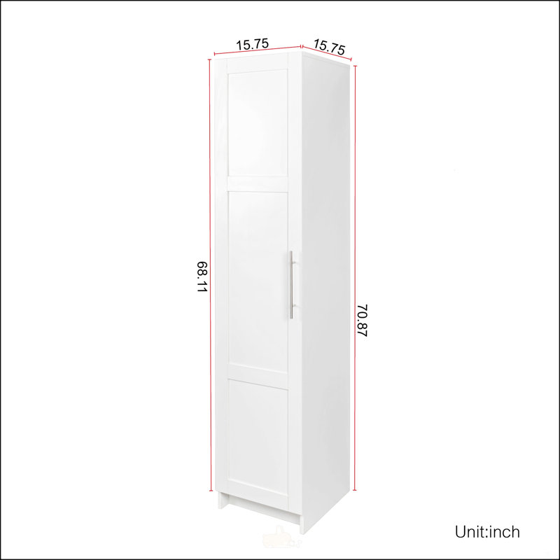 Armoire de rangement murale empilable, blanche, avec étagères et portes amovibles pour une organisation efficace
