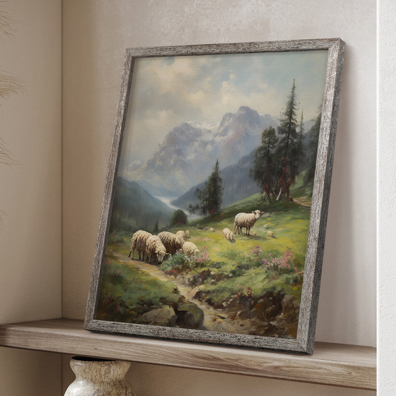 ANIMALS Series CEC, reproduction encadrée - bois massif, H 11 po x l 9 po