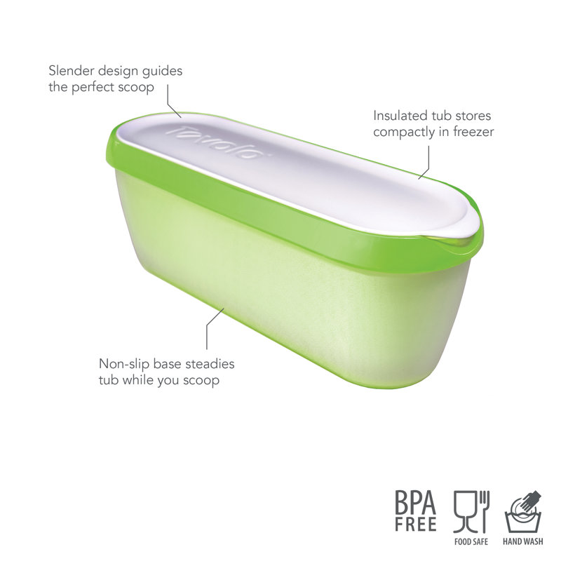 Glide-a-Scoop Ice Cream Tub, Pistachio