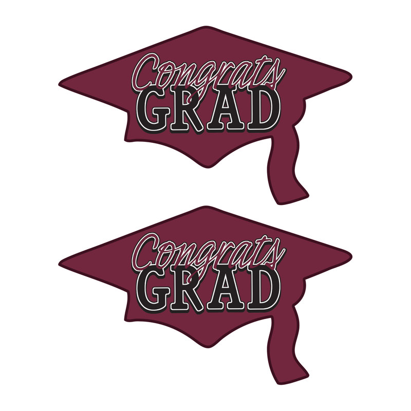 Beistle - 22¼ "x 36¾" - Bourgogne - Papier marron à découpes - 12 pièces, Burgundy