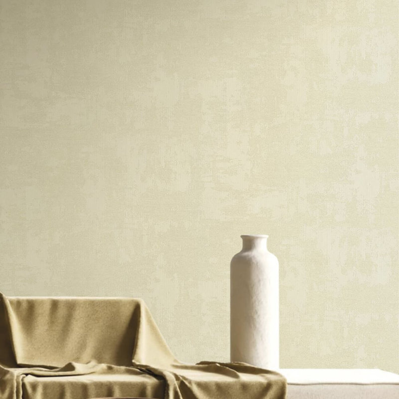 Synergy Distressed Texture Wallpaper Roll, White