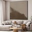 Très grand décor minimaliste encadré d'inspiration naturelle Minimalist Foggy Forest Tranquil (assemblage de cadre requis)-105075932