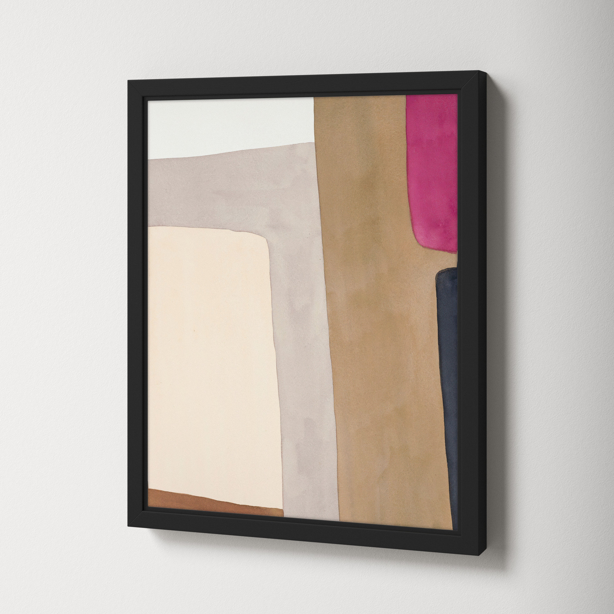 A Highlight Of Fuchsia by Julia Balfour, Black Framed Paper, 20" H x 16" W x 1.25" D