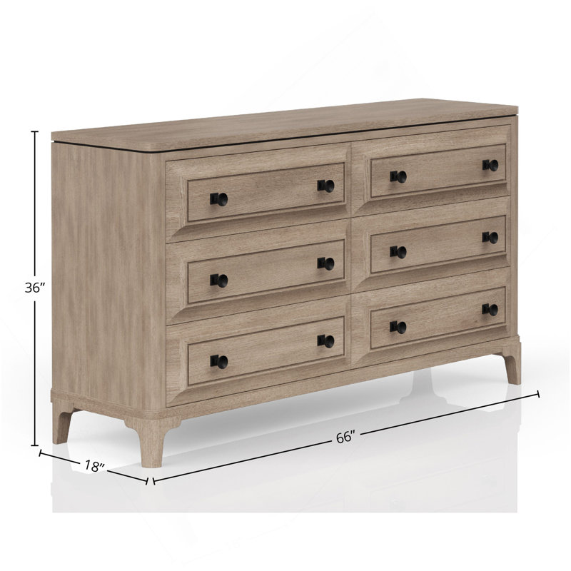 Commode 6 tiroirs Modern