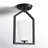 Bera Astri Glass Semi Flush Mount-1168082756