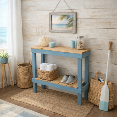 Topher 35'' Solid Wood Console Table