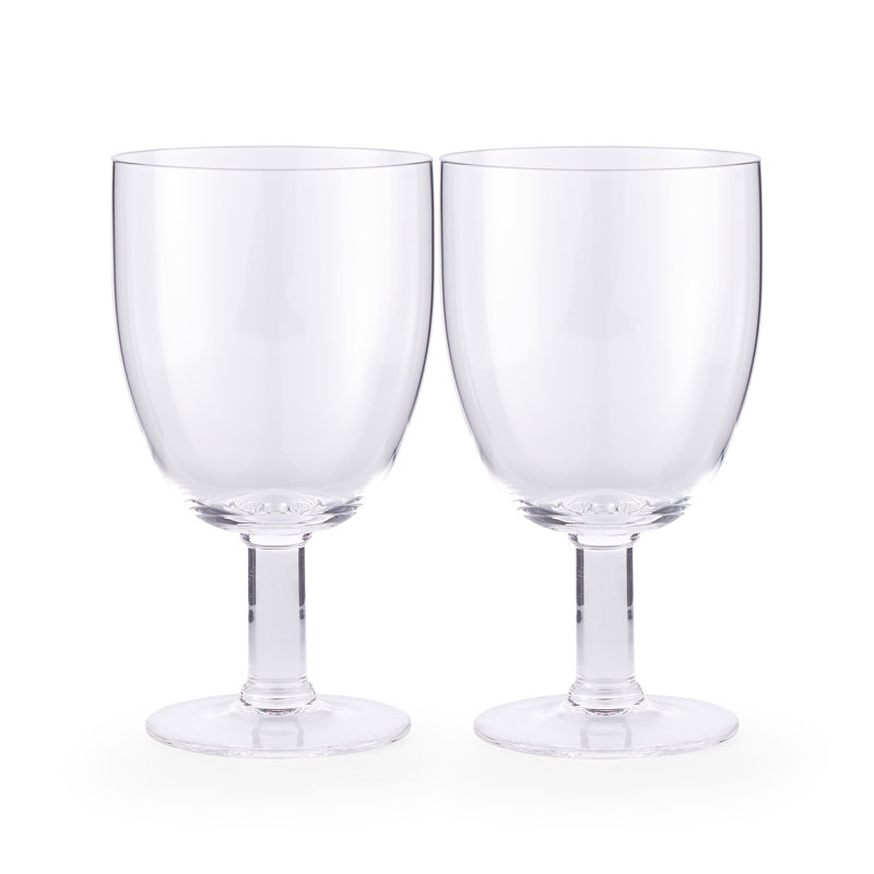 12.3 Oz Flow Wine Glasses, Set of 2