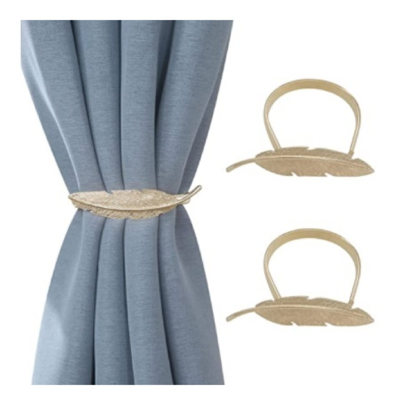 Ih Casadecor Adjustable Curtain Tieback, Gold