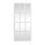 Miroir mural en bois blanc