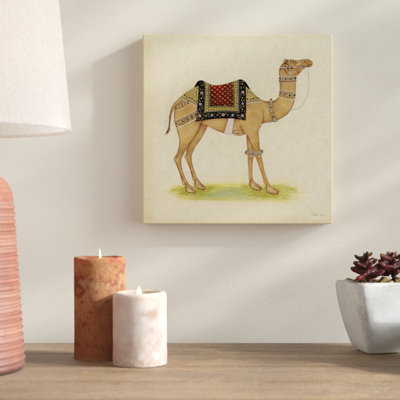 On FAP Camel From India I by Ram Babu - Wrapped Canvas Print