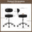 Backed Adjustable Height Ergonomic Industrial Stool-1857030192