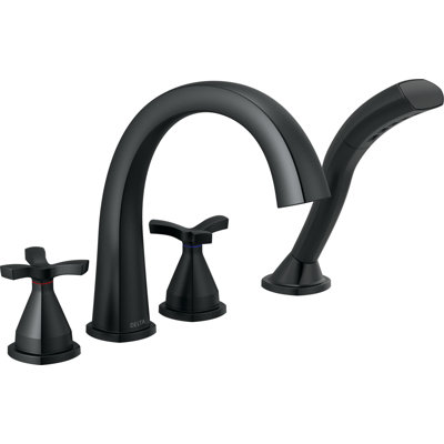 Stryke Double Handle Deck Mounted Roman Tub Faucet Trim