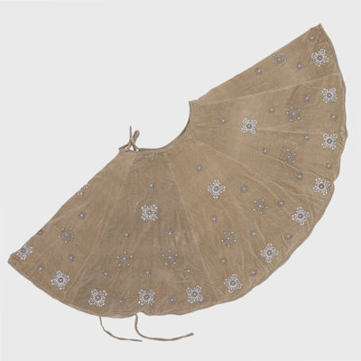 Snowflake 68 " Appliqued Tree Skirts