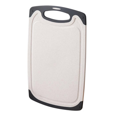 Planches à découper en plastique pour la cuisine allant au lave-vaisselle, très grande planche à découper pour la viande avec rainures pour le jus, poignée facile à saisir, antidérapante, avec zone de mouture