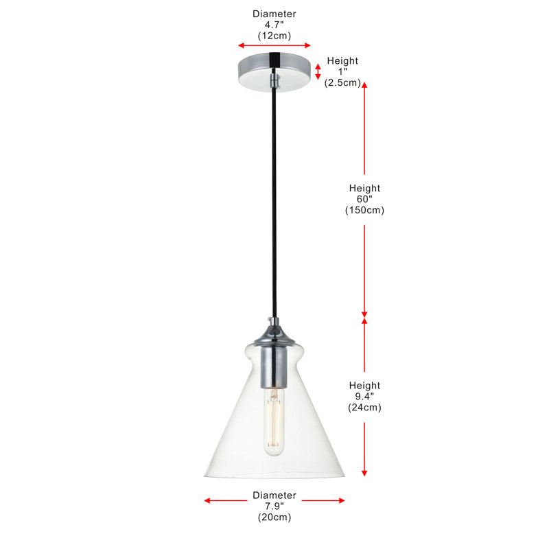 Three Posts™ Inola 1 - Light Single Pendant & Reviews | Wayfair