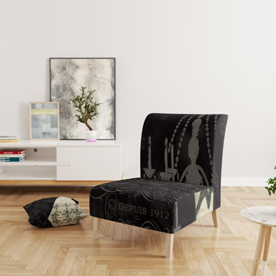 Fauteuil de chambre rembourré French Couture II - Fashion
