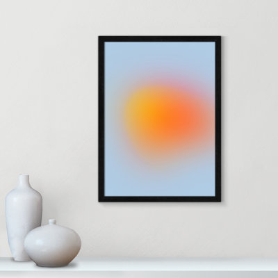 «Neon Orange Glow Print» par My Mind