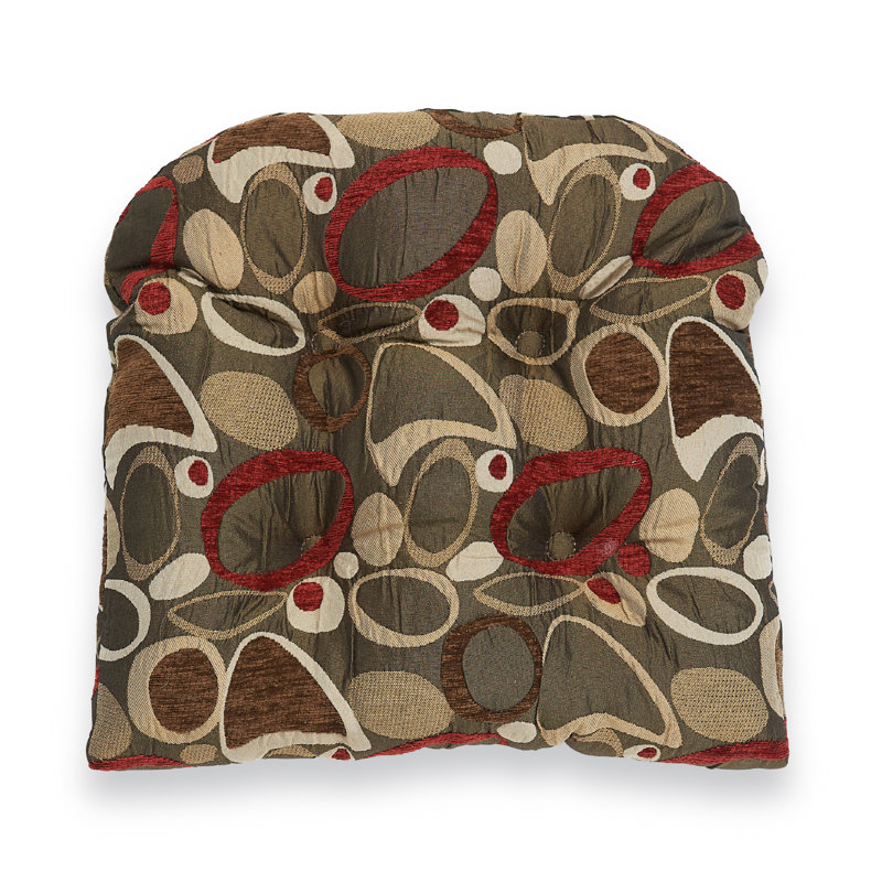 Coussins de siège larges antidérapants 17 po x 17 po, ensemble de 2