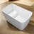 49'' x 28'' Freestanding Soaking Acrylic Bathtub-98571909