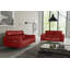 Koolanooka 204 cm Genuine Leather Pillow Top Arm Reclining Sofa-178362715