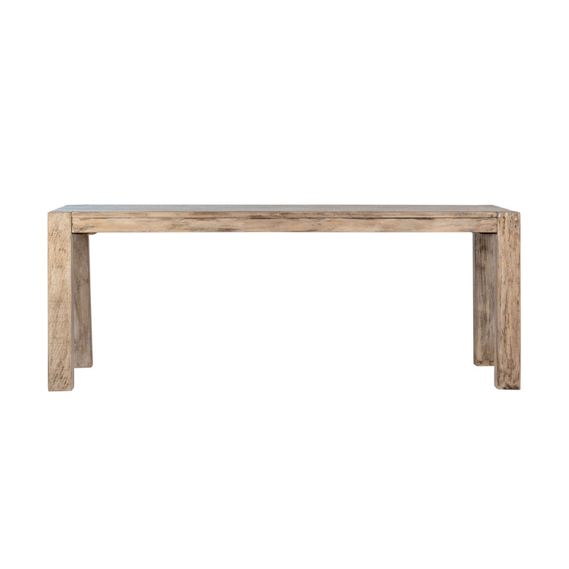 Parson 79" Wide Pine Wood Dining Table