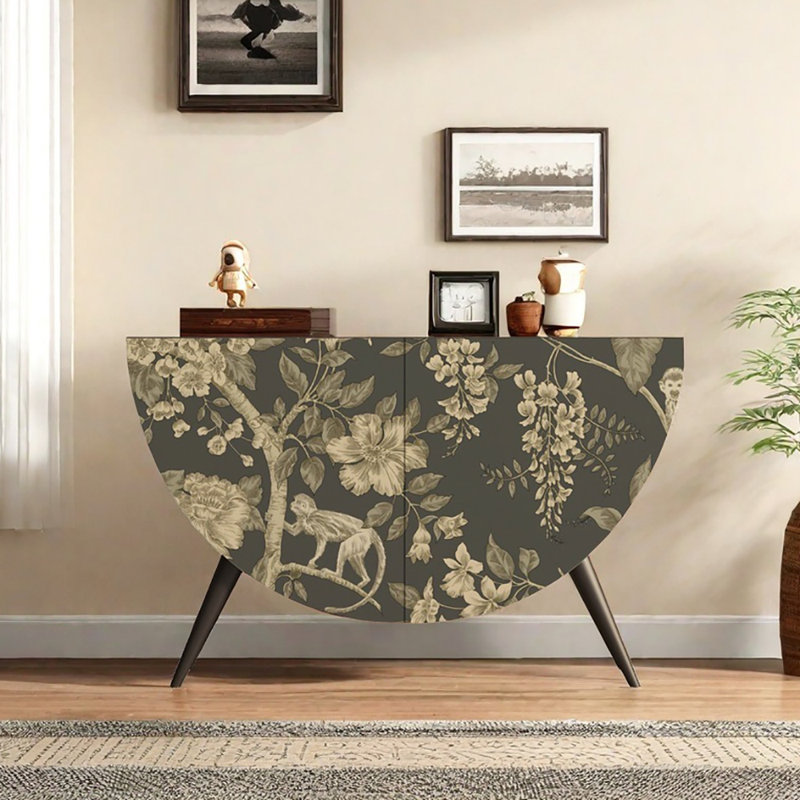 Buffet semi-circulaire 59 "à deux portes 59"