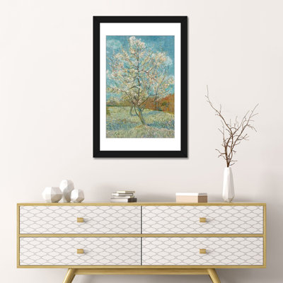 «The Pink Peach Tree, 1888» par Vincent Van Gogh, reproduction sur toile