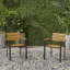Chaise en bois et métal Laris