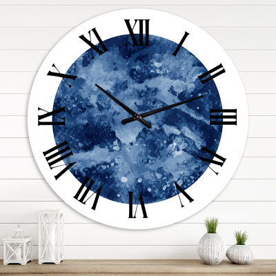 Space Galaxy Circle - Horloge murale moderne