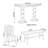 6 - Person Double Pedestal Dining Set-98781412