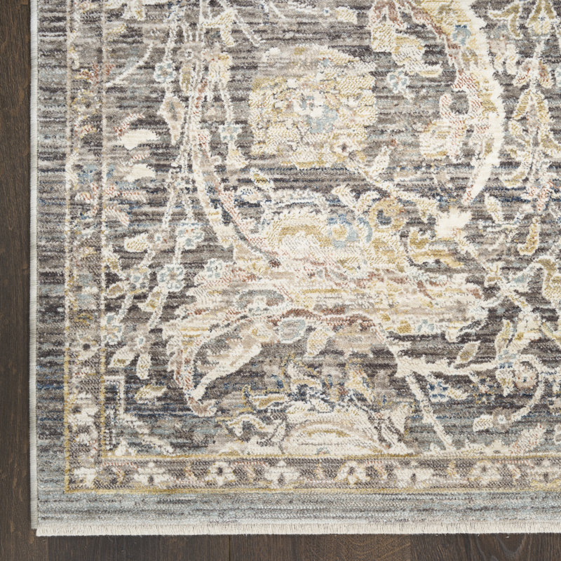 Classic Charcoal Multicolour  Area Rug, Rectangle 244 x 305 cm