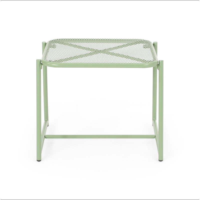 ELBA 15.5"H SIDE TABLE, Green