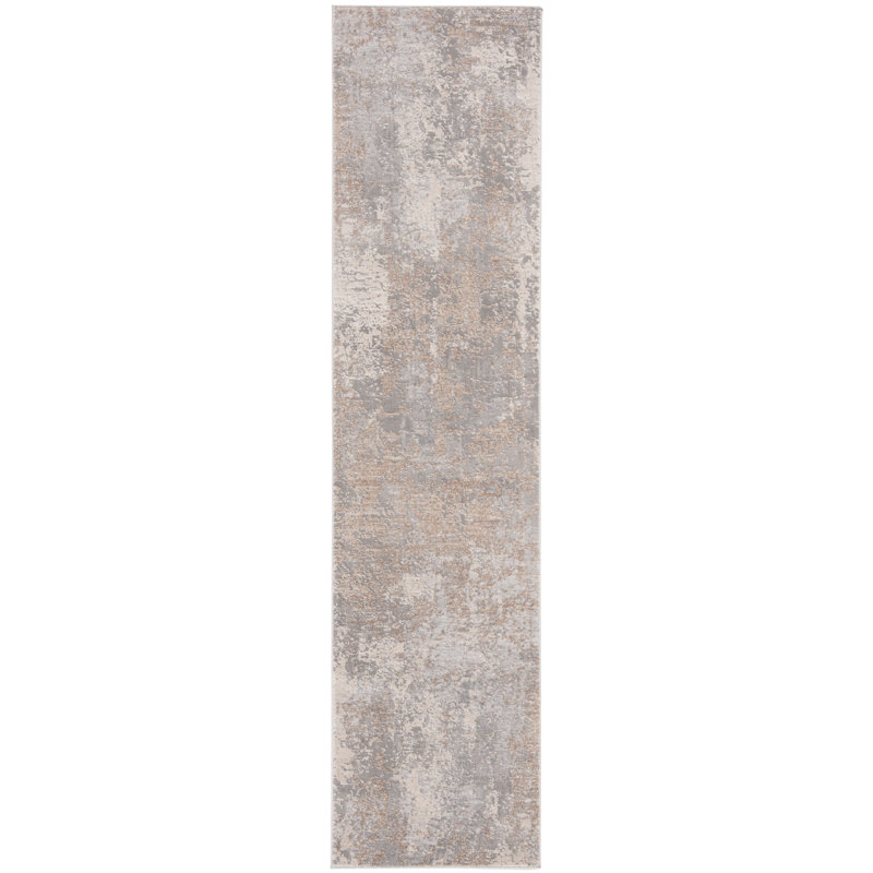 Tapis abstrait Keyra Performance, Tapis de couloir 2 pi x 8 pi