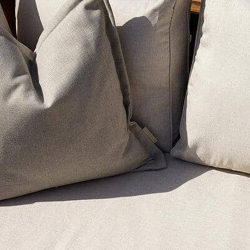 Rimasha Outdoor Lounge Chair, Natural & Natural Acacia