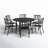 Salem 6 - Person Patio Dining Set with Round Table