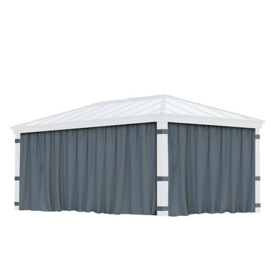 Palram - Canopia Dallas 12' x 20' Gazebo Curtain Sidewall 
