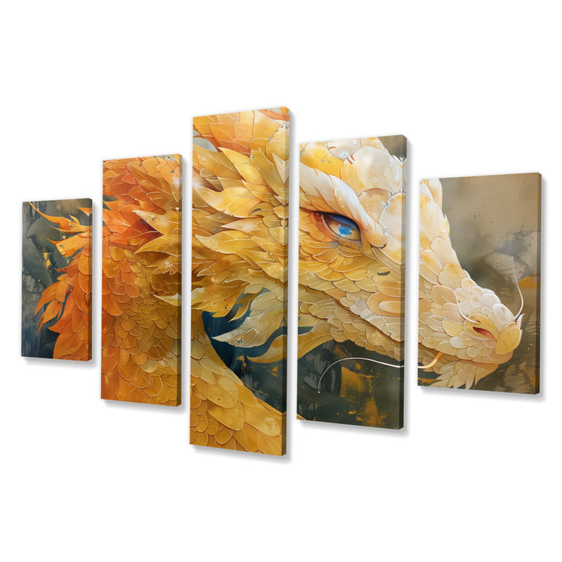 Wattson - Dragons Wall Art Set