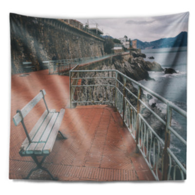 Tapisserie de bord de mer à Gênes Nervi Coast