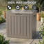 Boîte de terrasse verrouillable en résine 35 gallons Decksplore-131518872